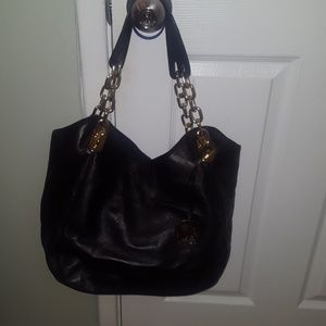 soft leather Michael kors bag